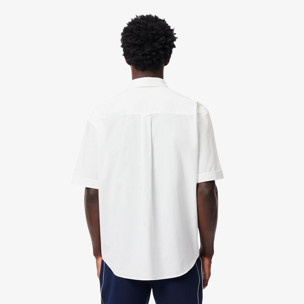 Áo Sơ Mi Lacoste Nam Oxford Họa Tiết In