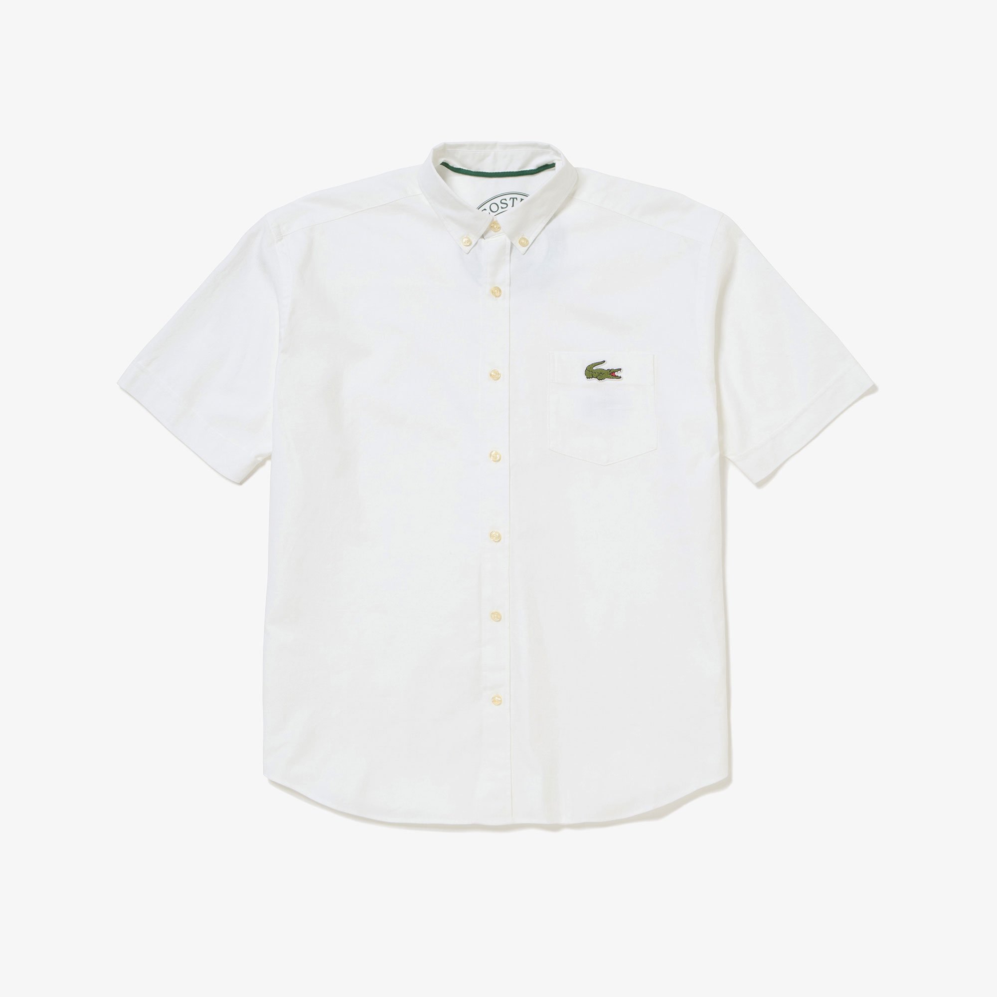 Áo Sơ Mi Lacoste Nam Oxford Họa Tiết In