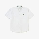 Áo Sơ Mi Lacoste Nam Oxford Họa Tiết In