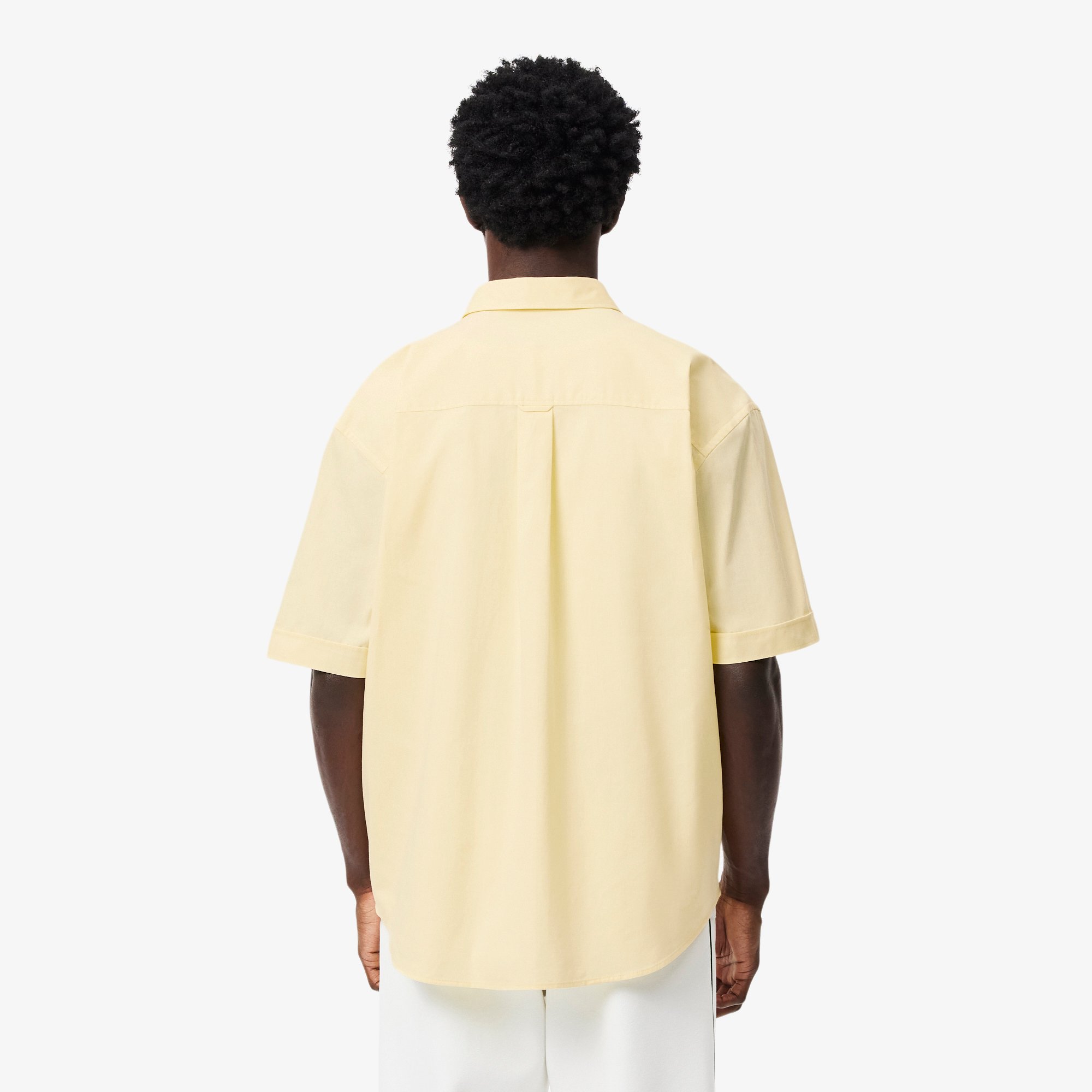 Áo Sơ Mi Lacoste Nam Oxford Họa Tiết In