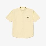 Áo Sơ Mi Lacoste Nam Oxford Họa Tiết In