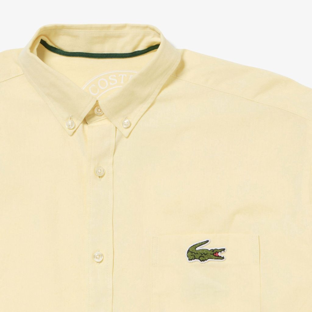 Áo Sơ Mi Lacoste Nam Oxford Họa Tiết In