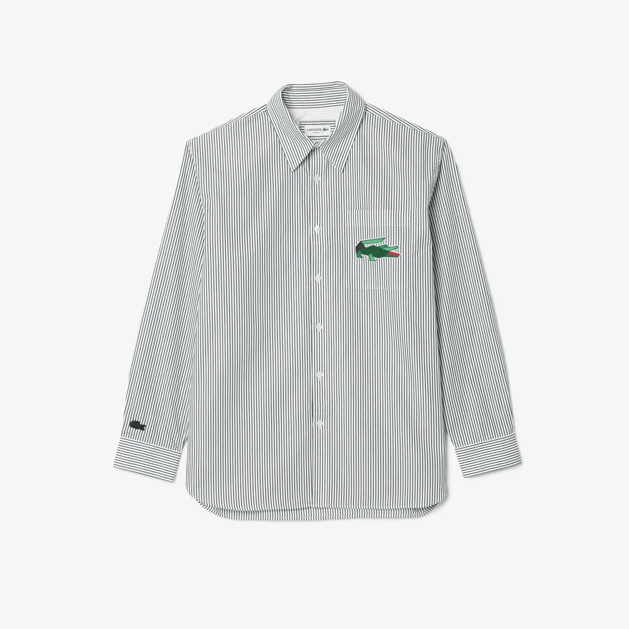 Áo Sơ Mi Lacoste Nam Dáng Rộng Có Huy Hiệu Cá Sấu