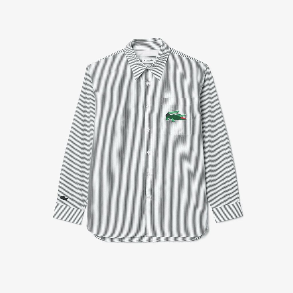Áo Sơ Mi Lacoste Nam Dáng Rộng Có Huy Hiệu Cá Sấu