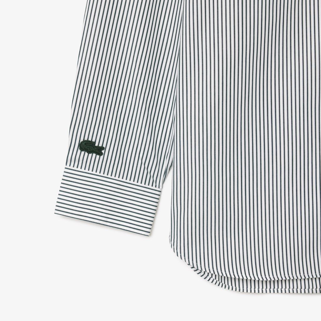 Áo Sơ Mi Lacoste Nam Dáng Rộng Có Huy Hiệu Cá Sấu