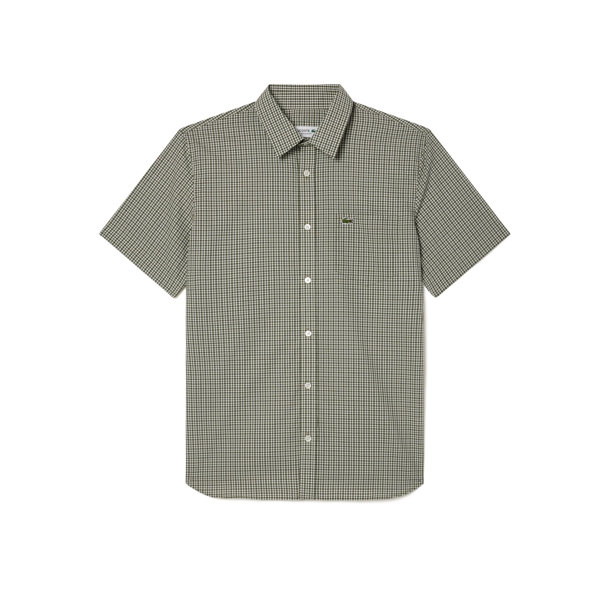 Áo Sơ Mi Lacoste Nam Dáng Suông Ngắn Tay