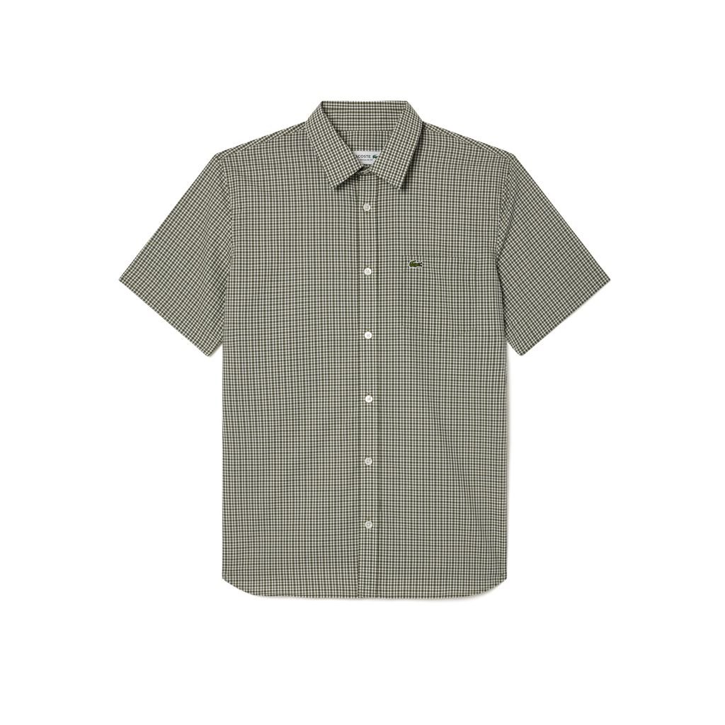 Áo Sơ Mi Lacoste Nam Dáng Suông Ngắn Tay