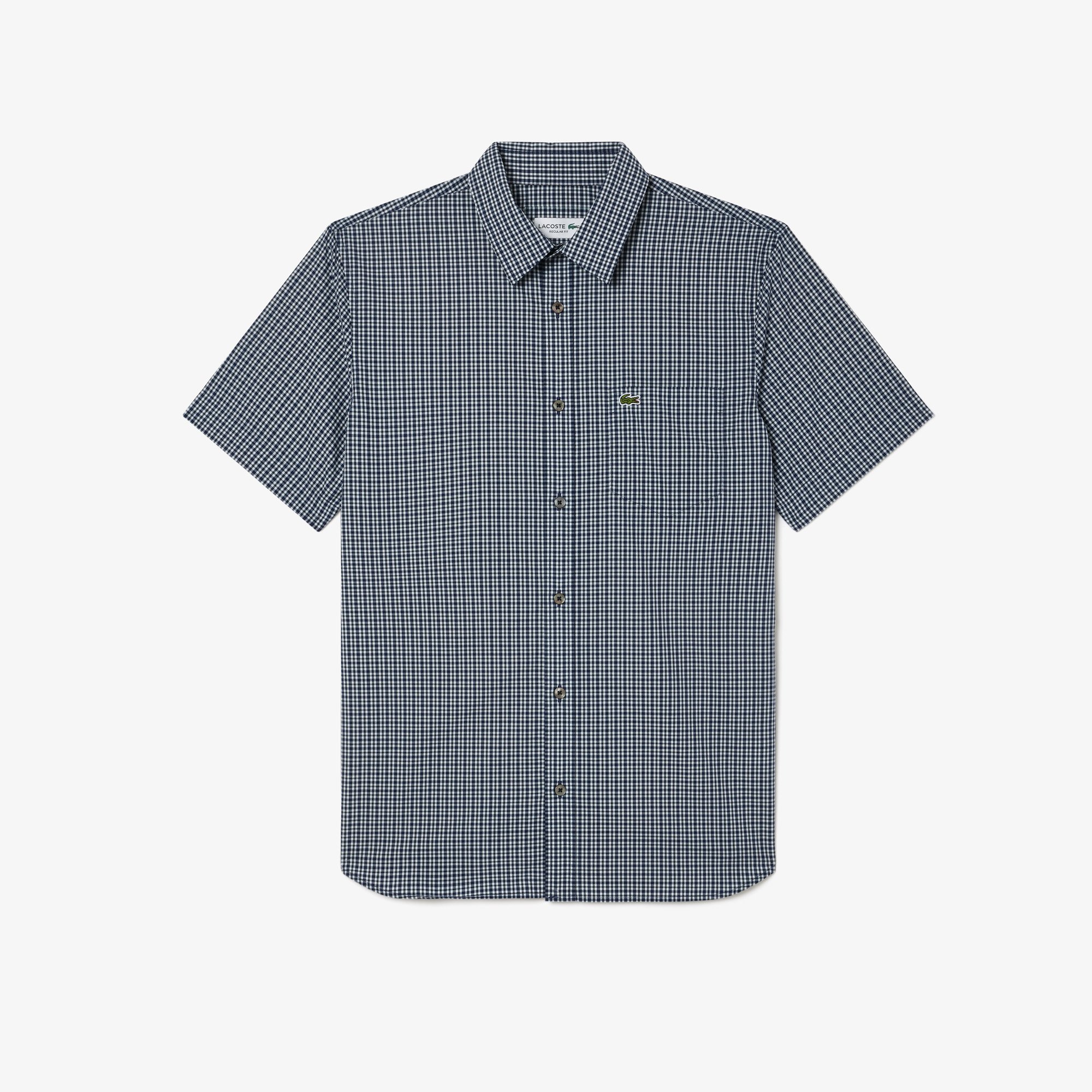 Áo Sơ Mi Lacoste Nam Dáng Suông Ngắn Tay