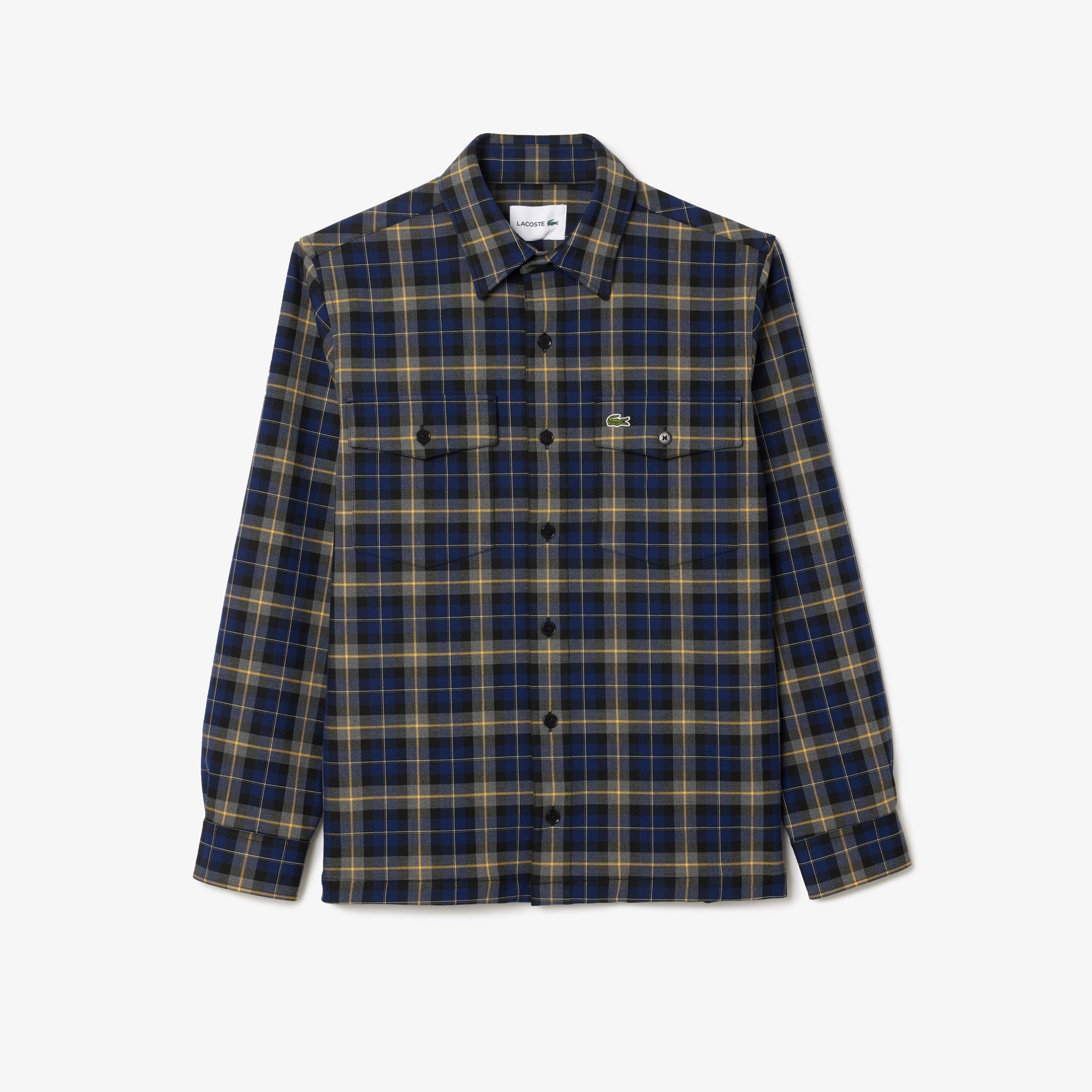 Áo Sơ Mi Lacoste Nam Oversize Kẻ Ca Rô