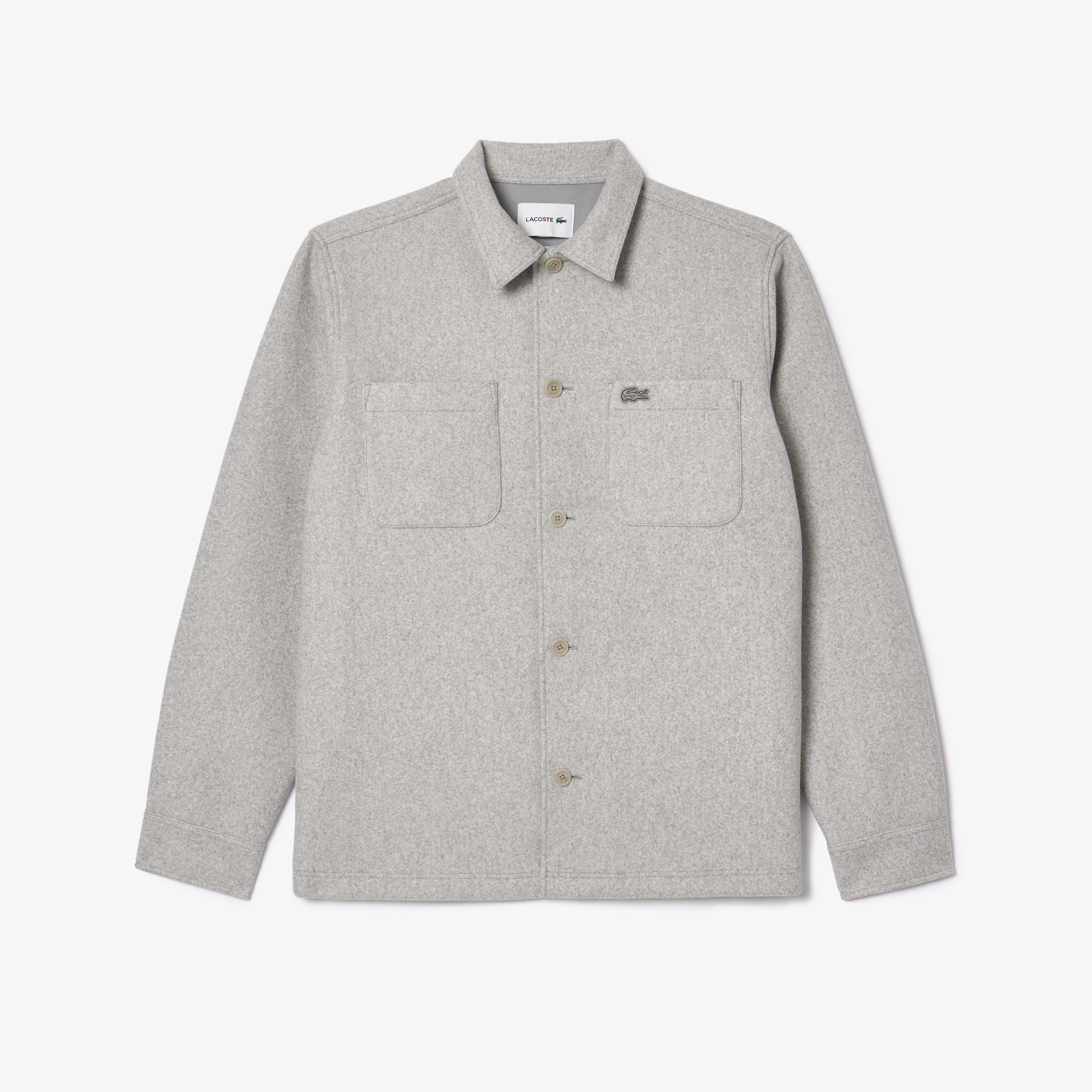 Áo Sơ Mi Lacoste Nam Oversize Chất Liệu Vải Flannel