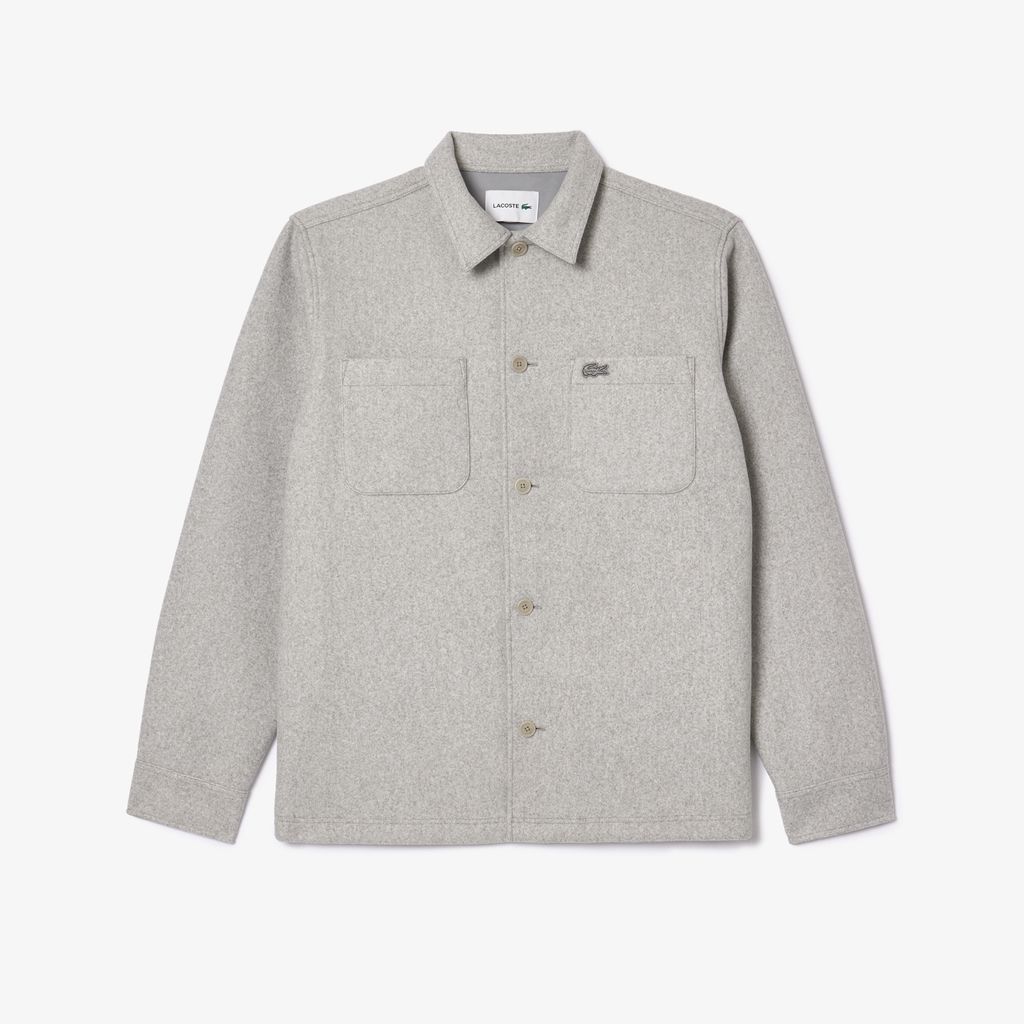 Áo Sơ Mi Lacoste Nam Oversize Chất Liệu Vải Flannel