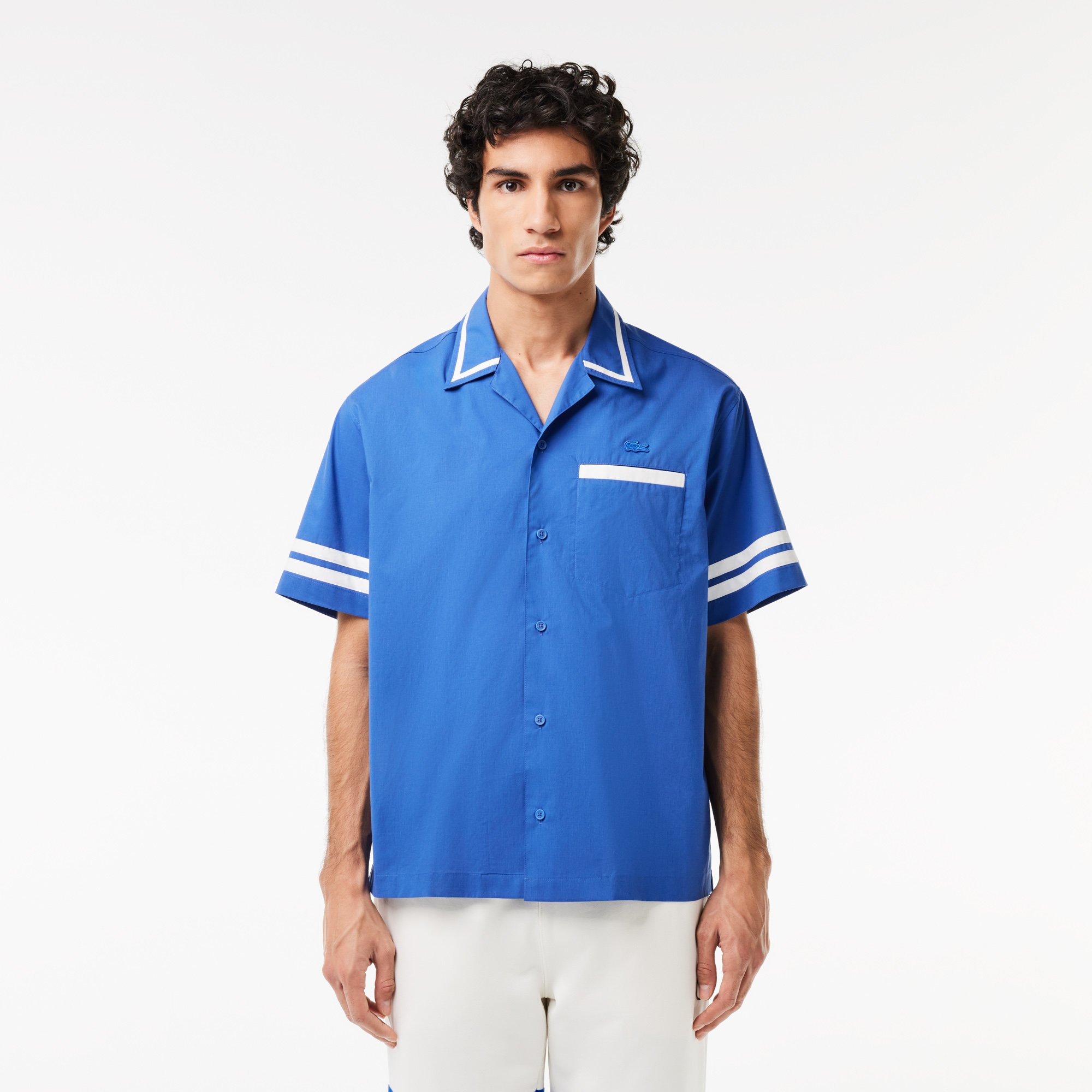 Áo Sơ Mi Lacoste Nam Dáng Rộng In Mặt Sau