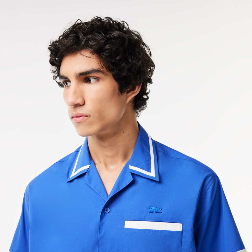 Áo Sơ Mi Lacoste Nam Dáng Rộng In Mặt Sau