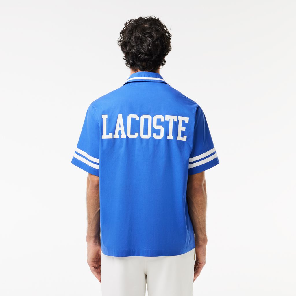 Áo Sơ Mi Lacoste Nam Dáng Rộng In Mặt Sau