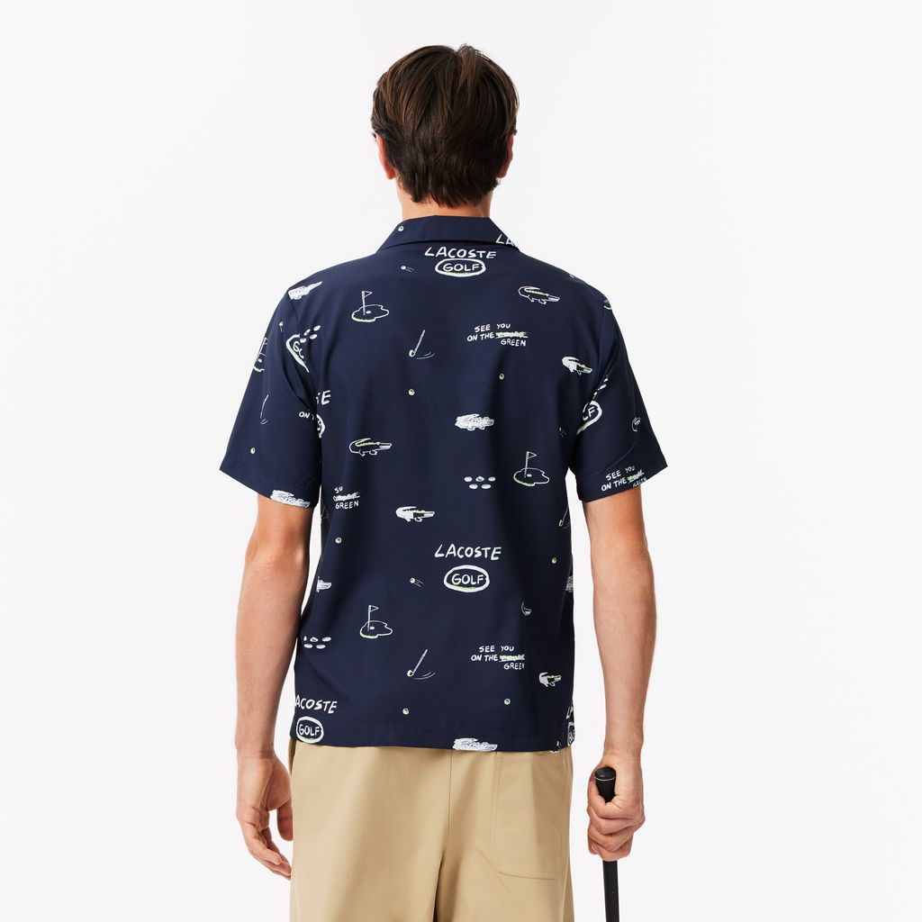 Áo Sơ Mi Golf Hawaii Lacoste Nam Chống Tia UV