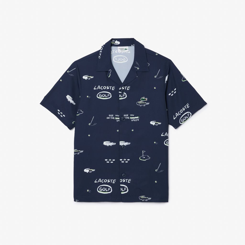 Áo Sơ Mi Golf Hawaii Lacoste Nam Chống Tia UV