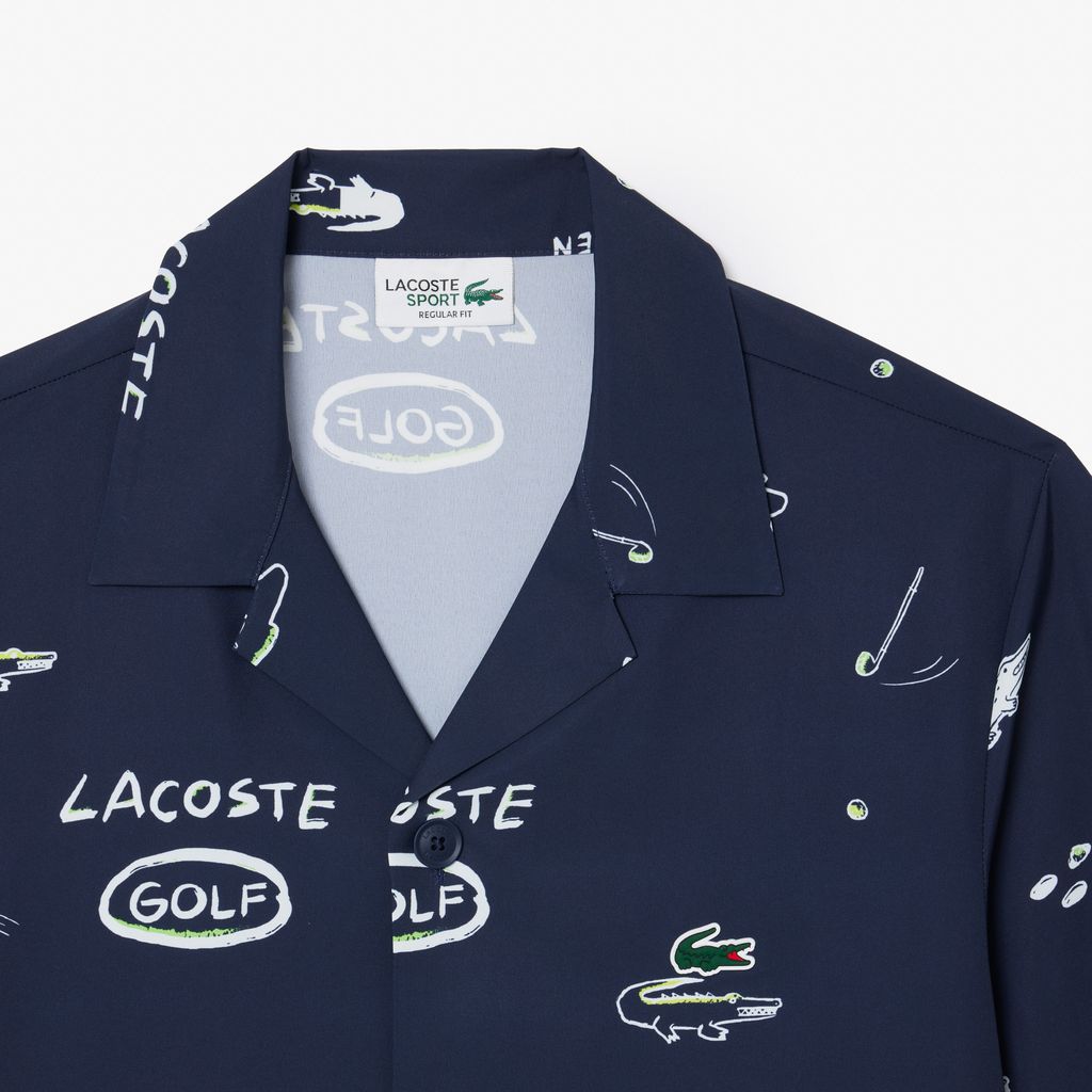 Áo Sơ Mi Golf Hawaii Lacoste Nam Chống Tia UV