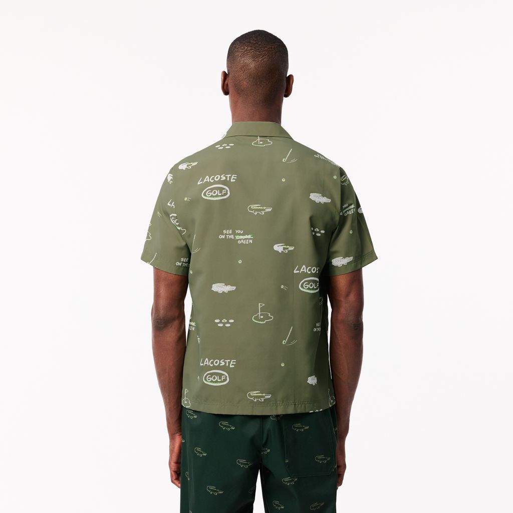Áo Sơ Mi Golf Hawaii Lacoste Nam Chống Tia UV