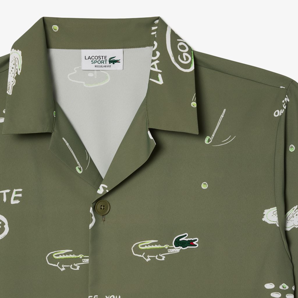 Áo Sơ Mi Golf Hawaii Lacoste Nam Chống Tia UV