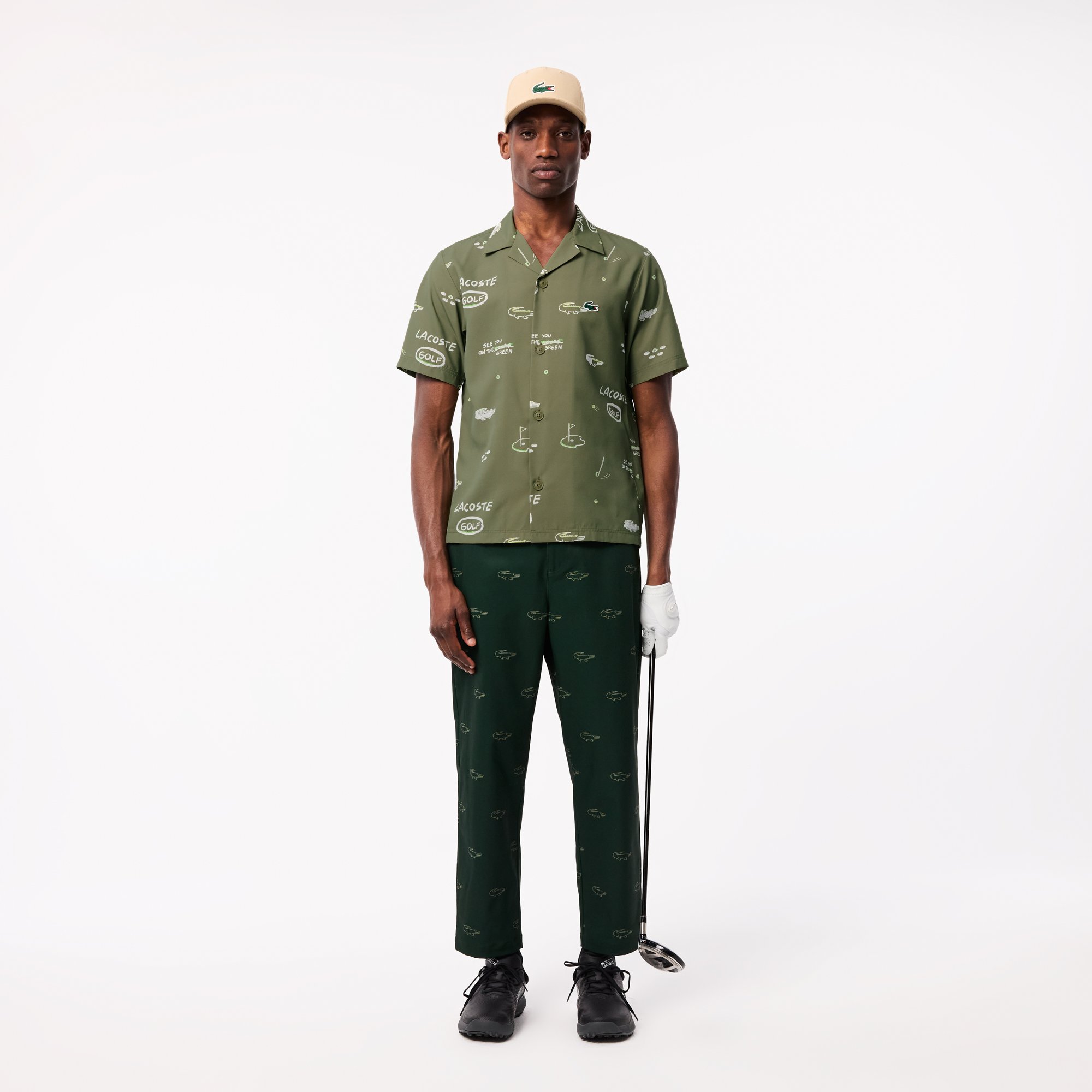 Áo Sơ Mi Golf Hawaii Lacoste Nam Chống Tia UV