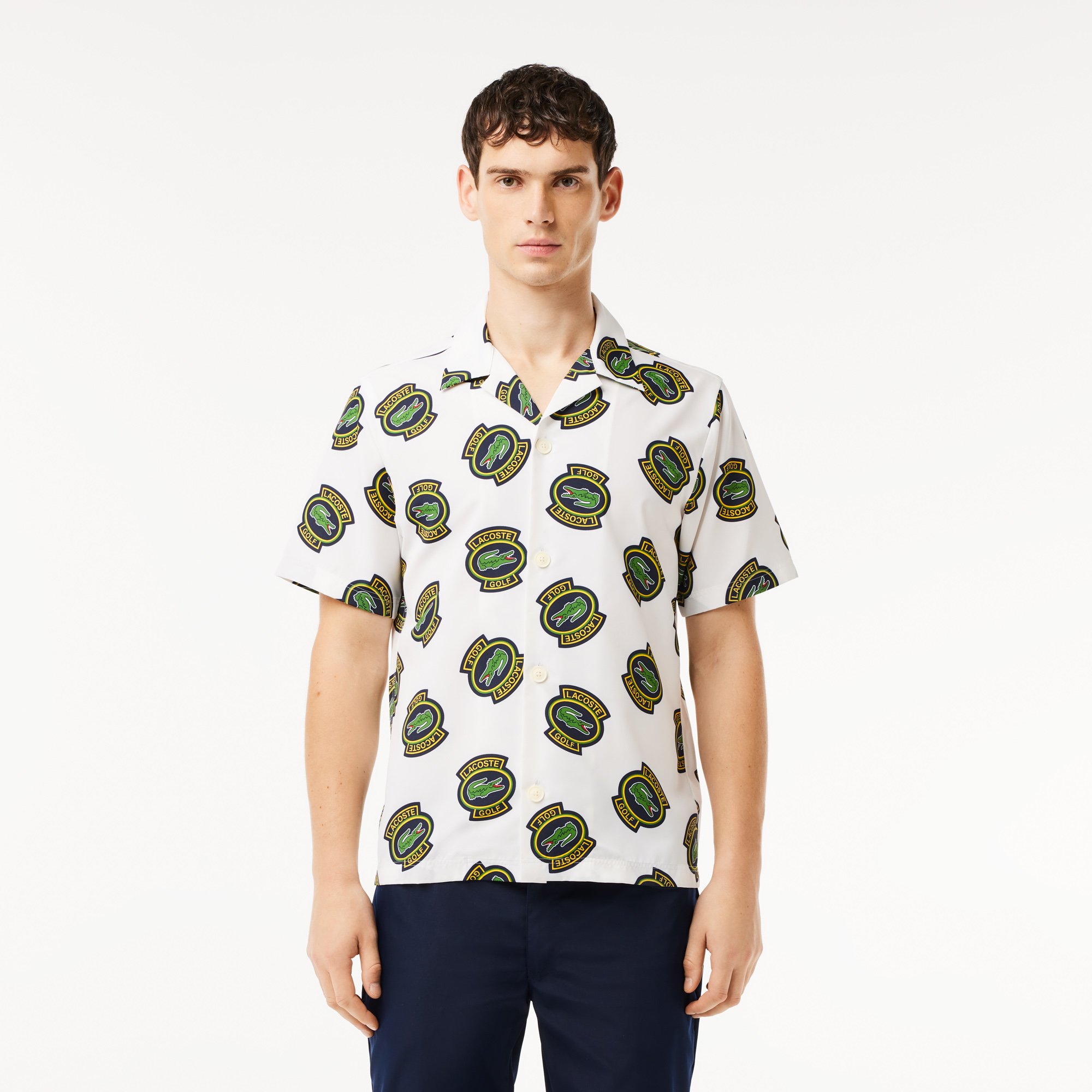 Áo Sơ Mi Golf Hawaii Lacoste Nam Chống Tia UV