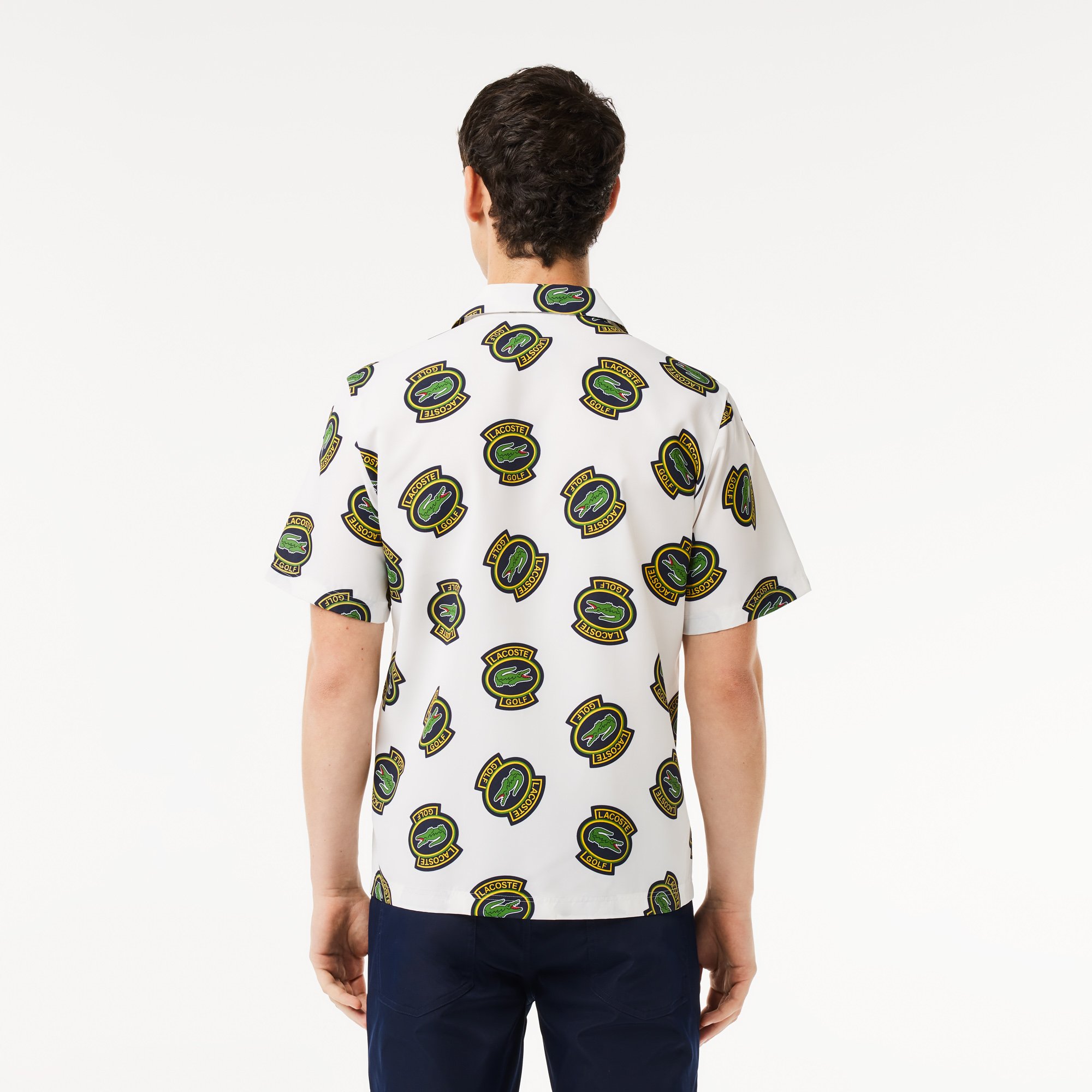 Áo Sơ Mi Golf Lacoste Nam Tay Ngắn Chống Tia UV Công Nghệ Ultra-Dry