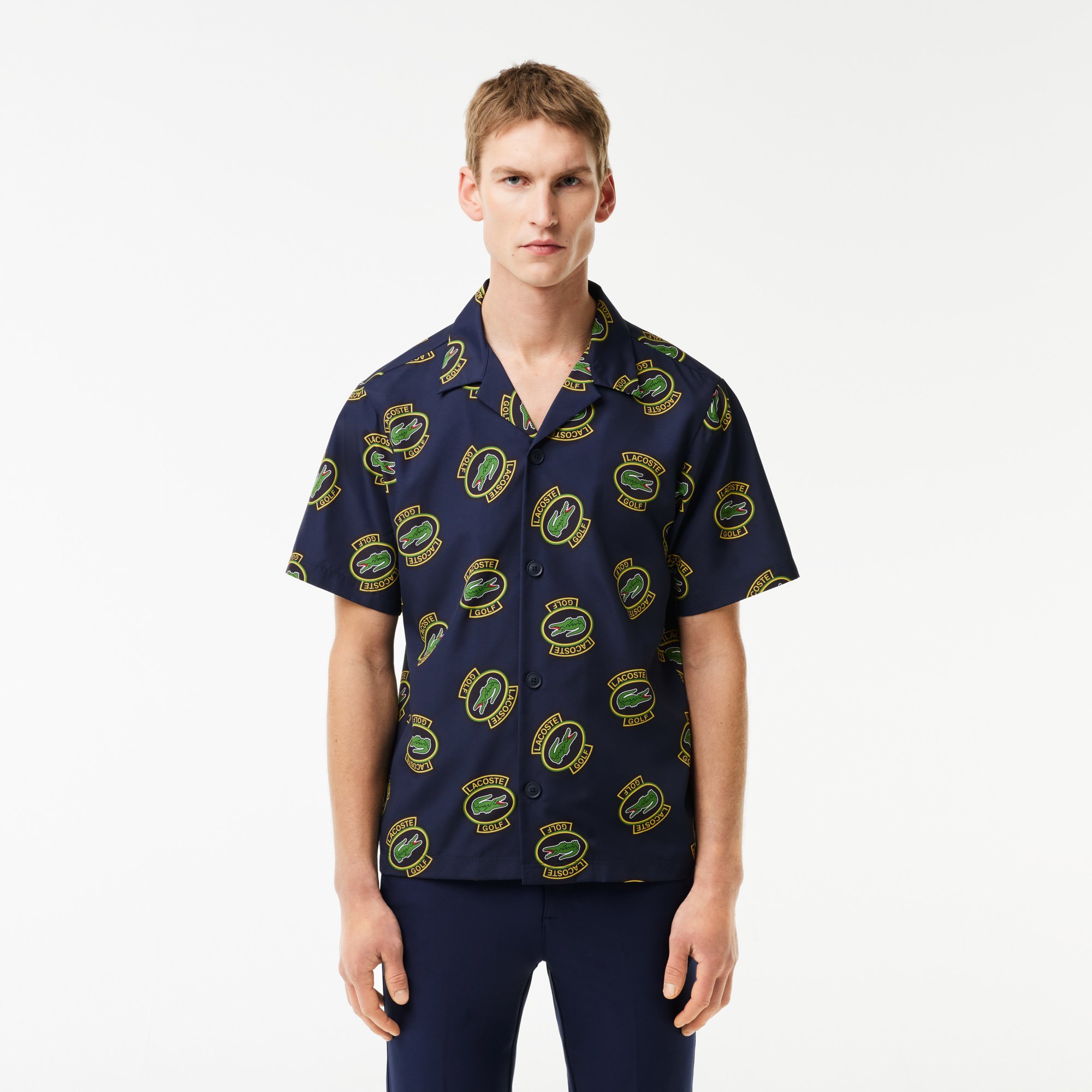 Áo Sơ Mi Golf Hawaii Lacoste Nam Chống Tia UV