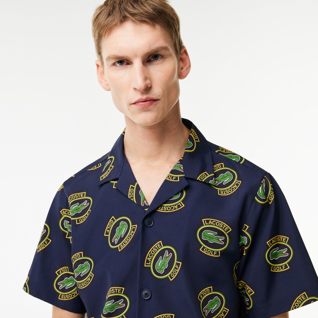 Áo Sơ Mi Golf Hawaii Lacoste Nam Chống Tia UV