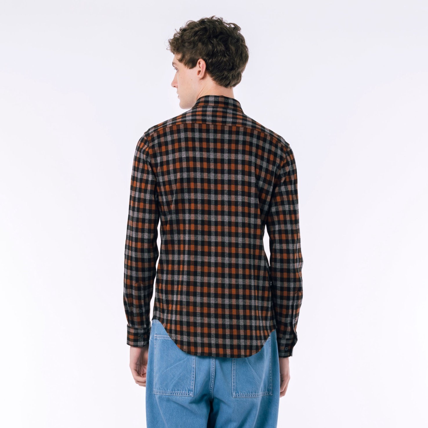 Áo Sơ Mi Lacoste Nam Kẻ Caro Jacquard