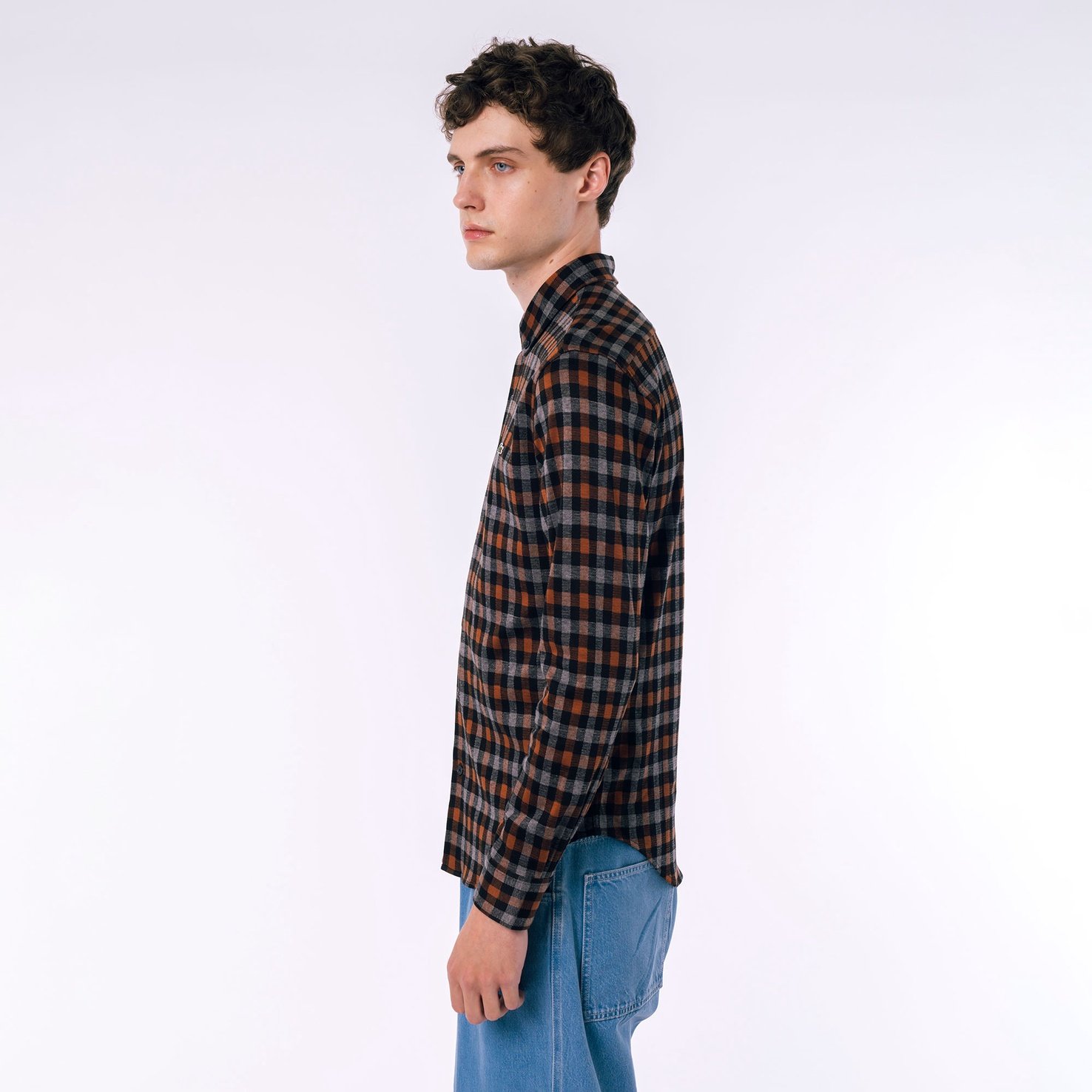 Áo Sơ Mi Lacoste Nam Kẻ Caro Jacquard
