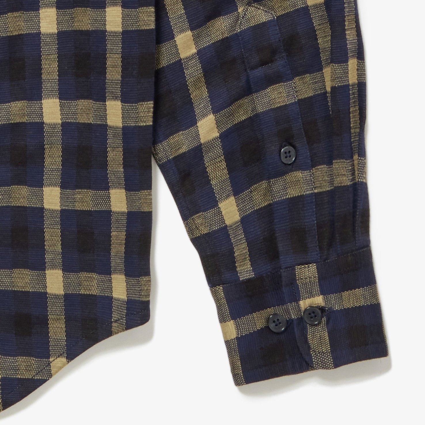 Áo Sơ Mi Lacoste Nam Kẻ Caro Jacquard