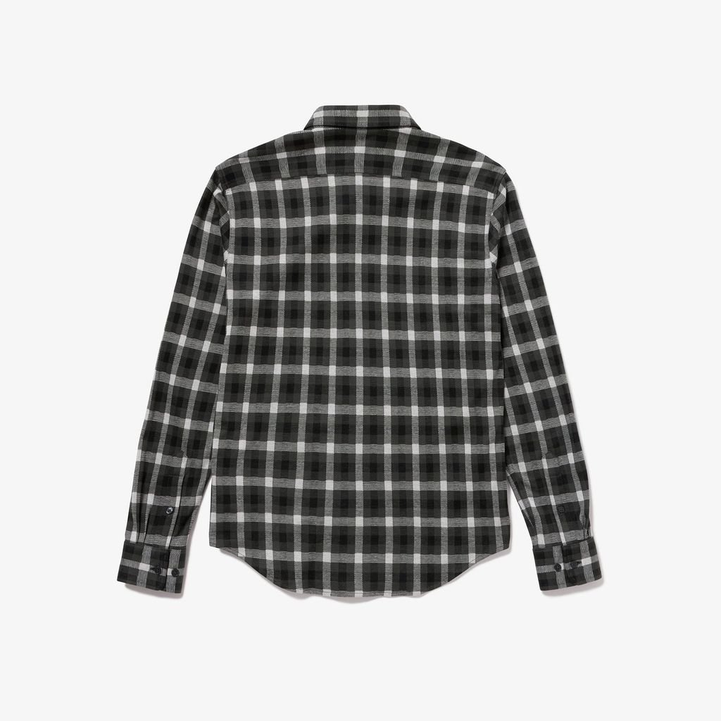 Áo Sơ Mi Lacoste Nam Kẻ Caro Jacquard