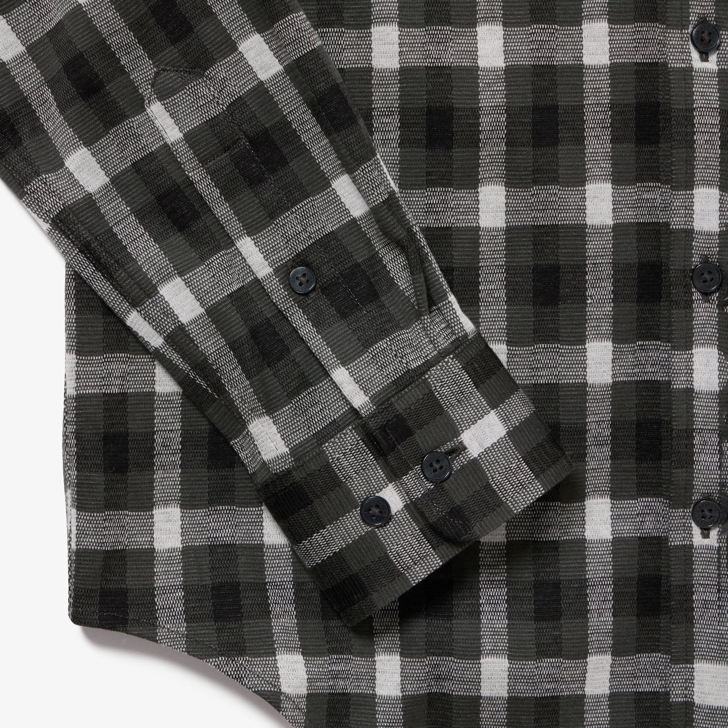 Áo Sơ Mi Lacoste Nam Kẻ Caro Jacquard
