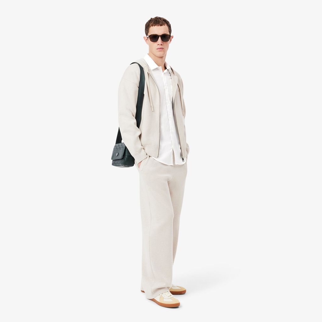 Áo Sơ Mi Lacoste Nam Dáng Suông Tay Ngắn Chất Liệu Cotton
