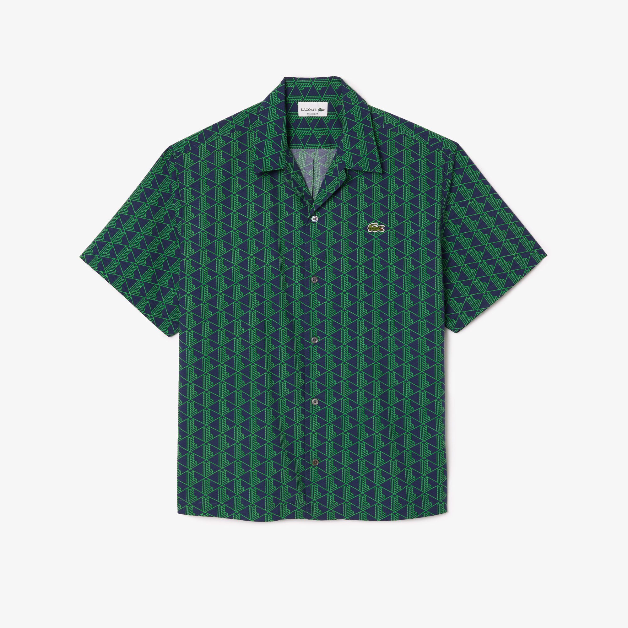 Áo Sơ Mi Lacoste Nam Tay Ngắn Dáng Rộng