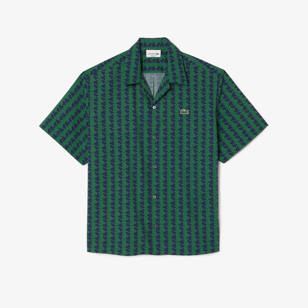 Áo Sơ Mi Lacoste Nam Tay Ngắn Dáng Rộng