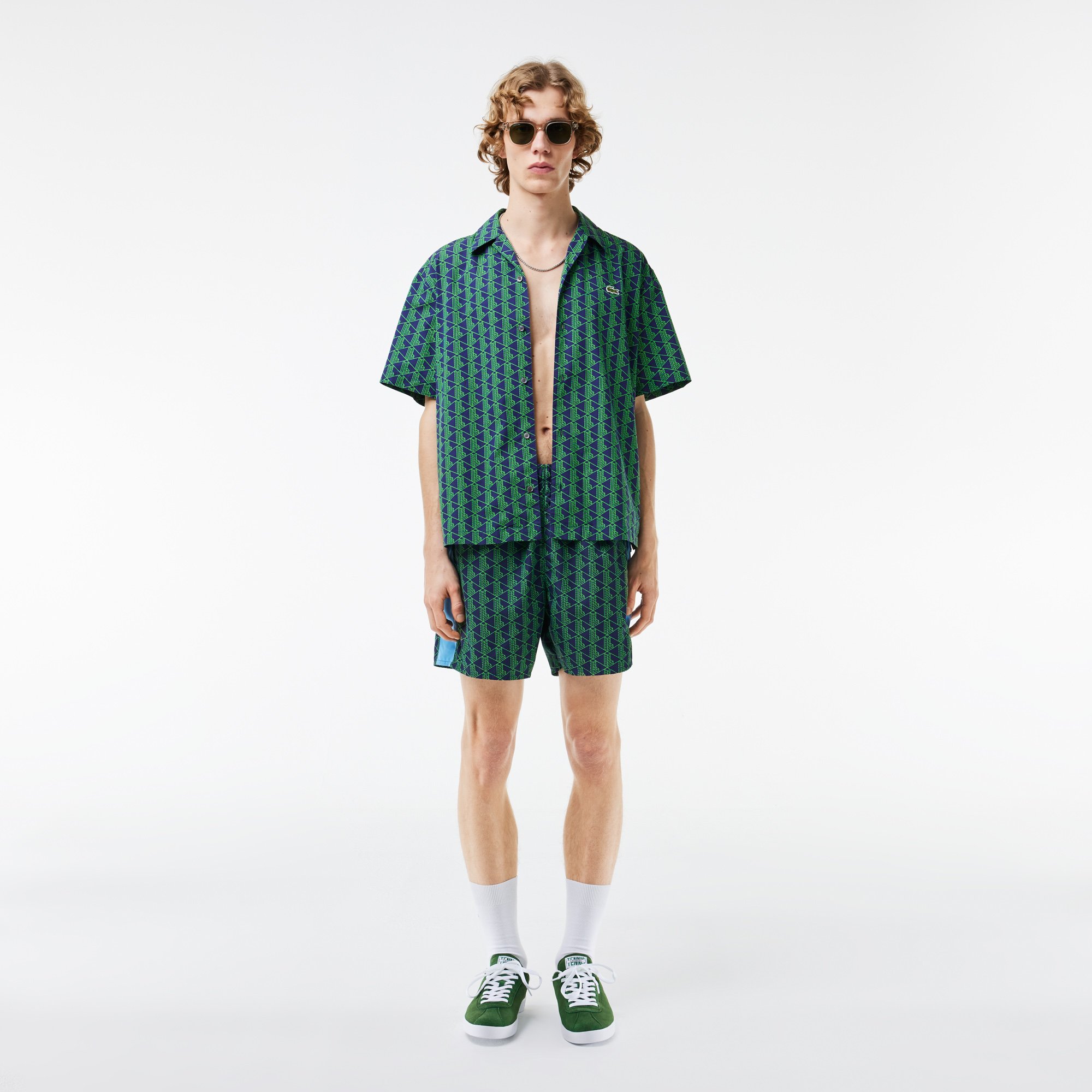 Áo Sơ Mi Lacoste Nam Tay Ngắn Dáng Rộng