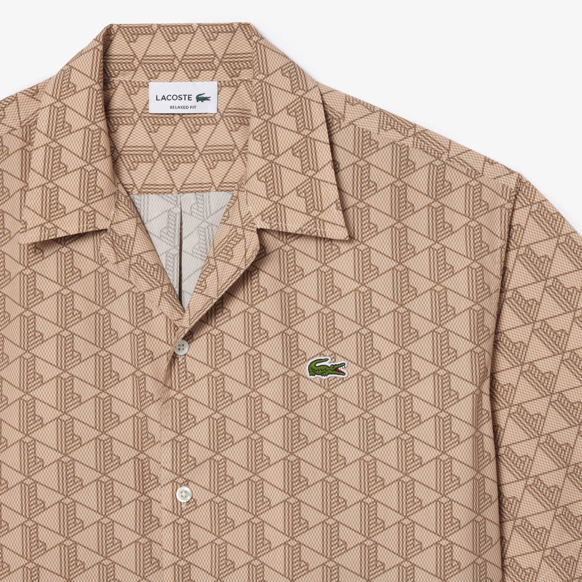 Áo Sơ Mi Lacoste Nam Tay Ngắn Dáng Rộng