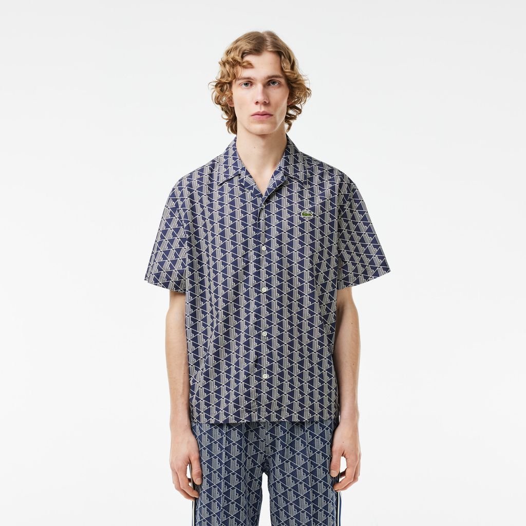 Áo Sơ Mi Lacoste Nam Tay Ngắn Dáng Rộng