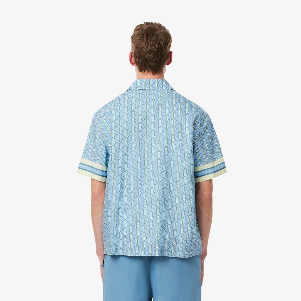 Áo Sơ Mi Lacoste Nam Dáng Thẳng Họa Tiết Monogram
