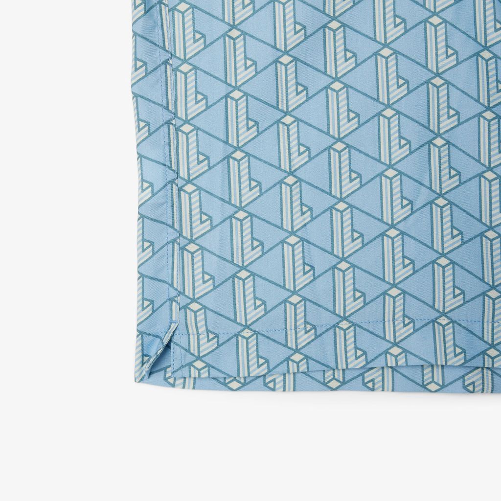 Áo Sơ Mi Lacoste Nam Dáng Thẳng Họa Tiết Monogram