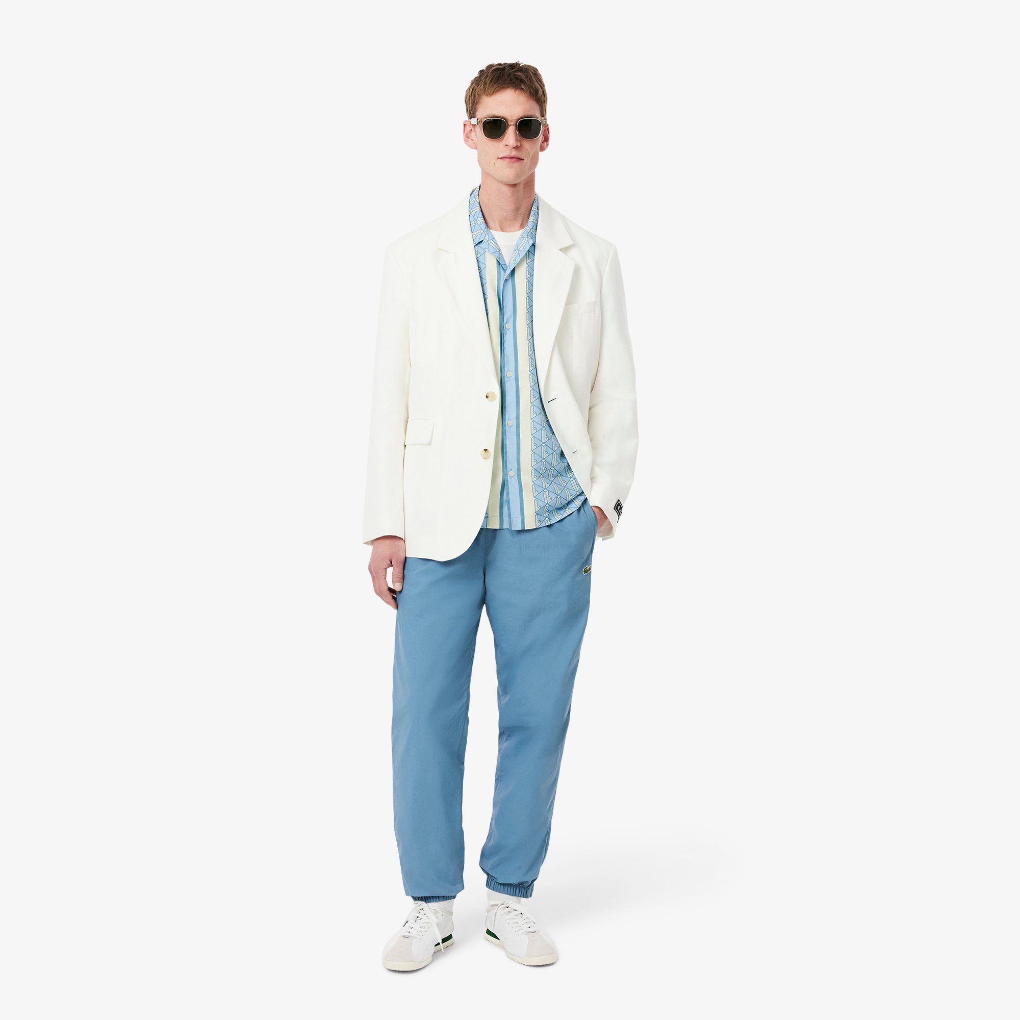 Áo Sơ Mi Lacoste Nam Dáng Thẳng Họa Tiết Monogram