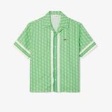 Áo Sơ Mi Lacoste Nam Dáng Thẳng Họa Tiết Monogram