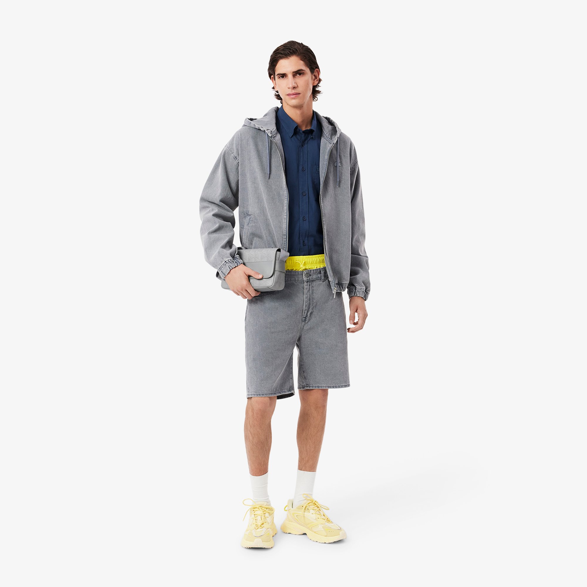 Áo Sơ Mi Lacoste Nam Dáng Rộng Chất Liệu Poplin Nhẹ