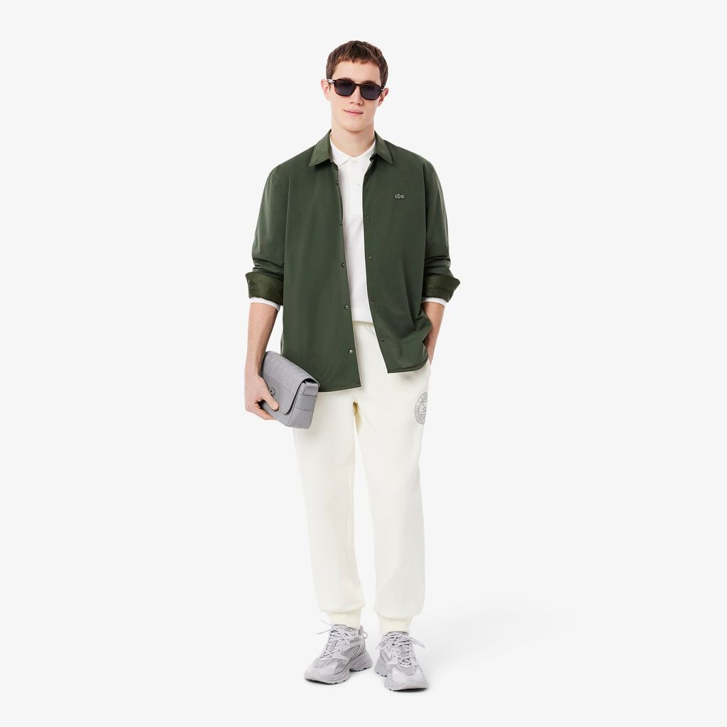 Áo Sơ Mi Khoác Ngoài Lacoste Nam Chất Liệu Chần Bông Chống Nước