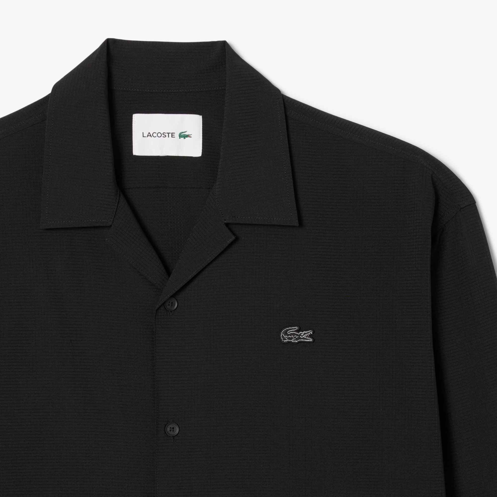 Áo Sơ Mi Lacoste Nam Dáng Rộng Chất Liệu Nhẹ Thoáng Khí