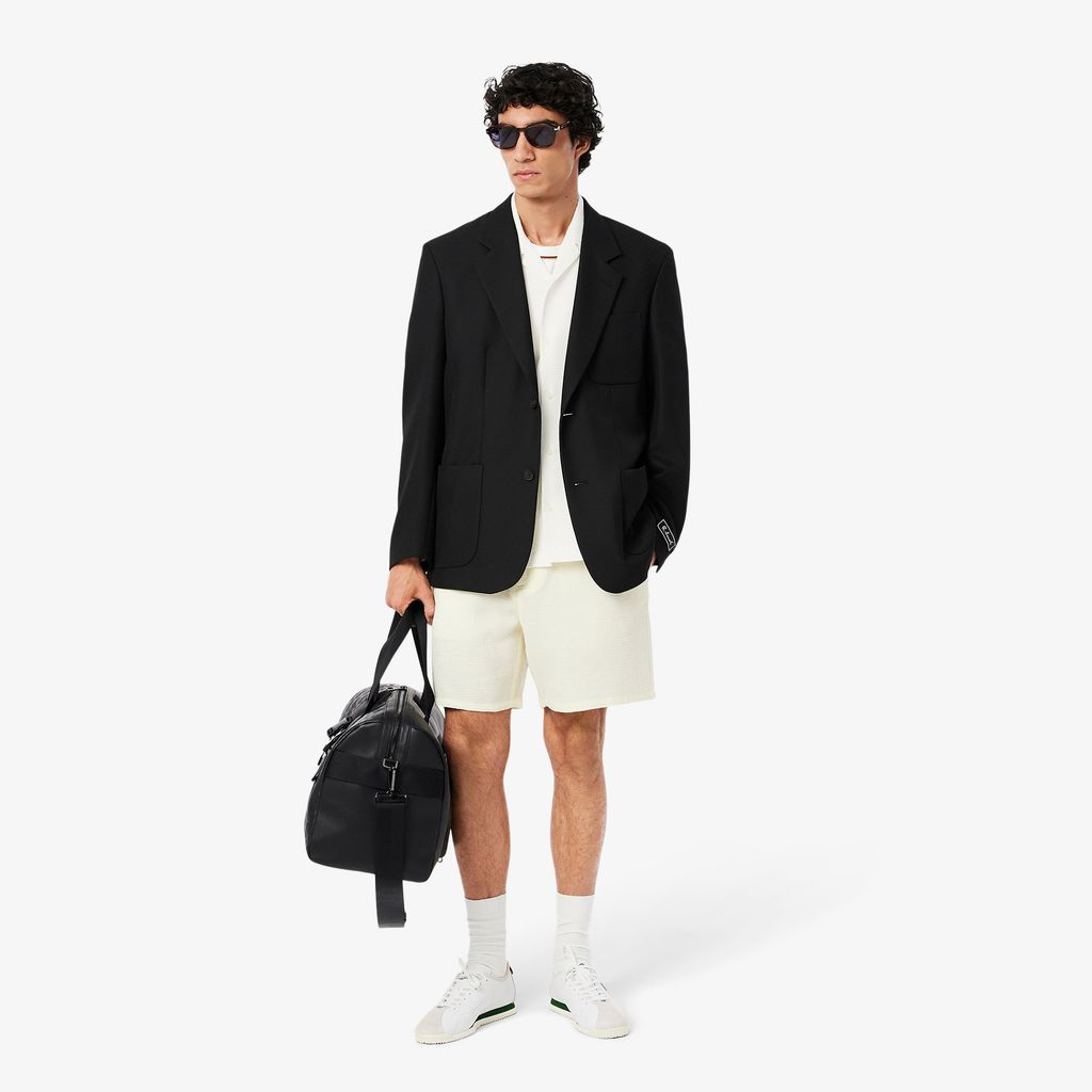 Áo Sơ Mi Lacoste Nam Dáng Rộng Họa Tiết Waffle