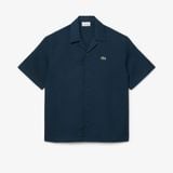 Áo Sơ Mi Lacoste Nam Dáng Rộng Họa Tiết Waffle