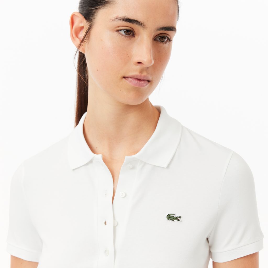 Áo Polo Lacoste Nữ Dáng Ôm Chất Liệu Jersey L.12.D