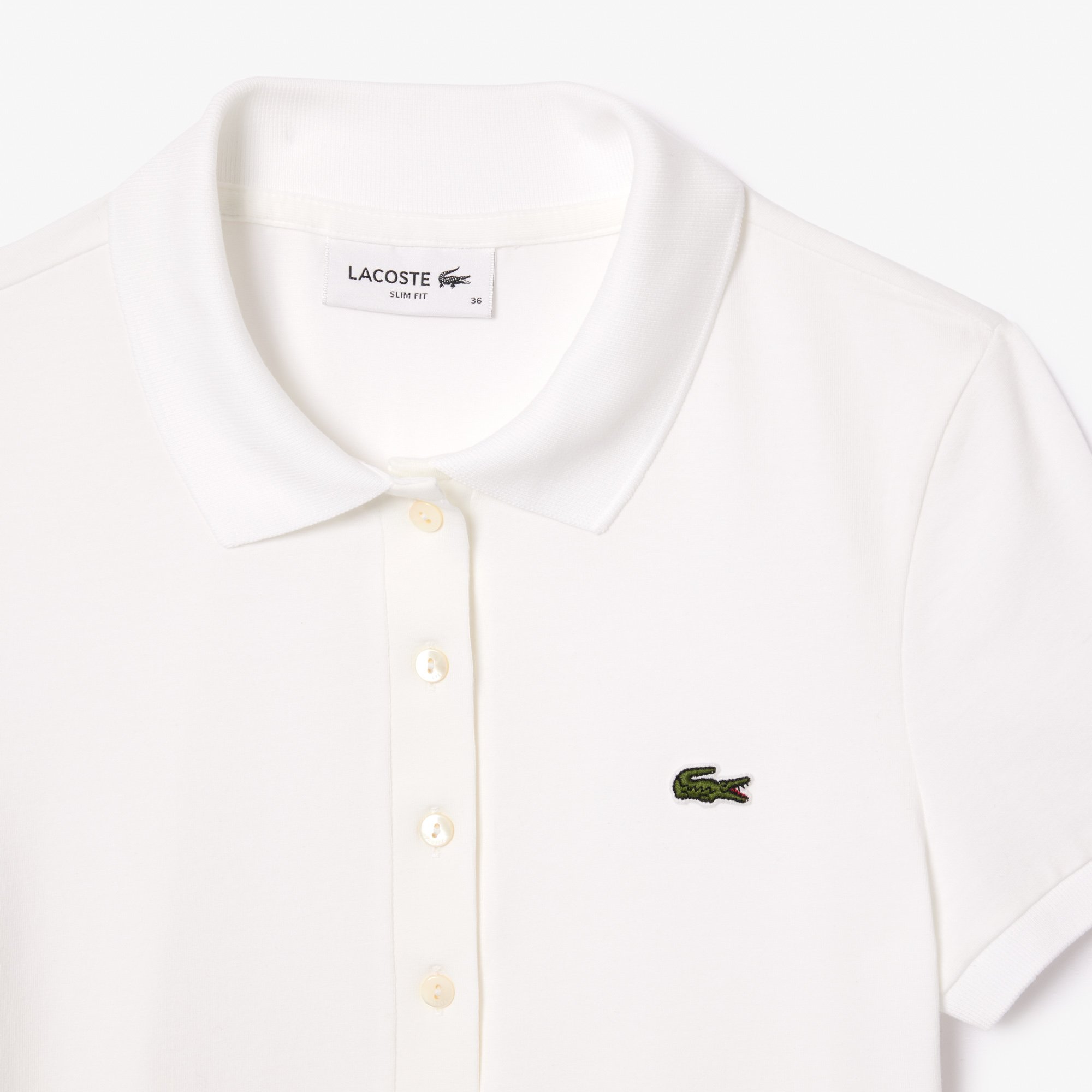 Áo Polo Lacoste Nữ Dáng Ôm Chất Liệu Jersey L.12.D